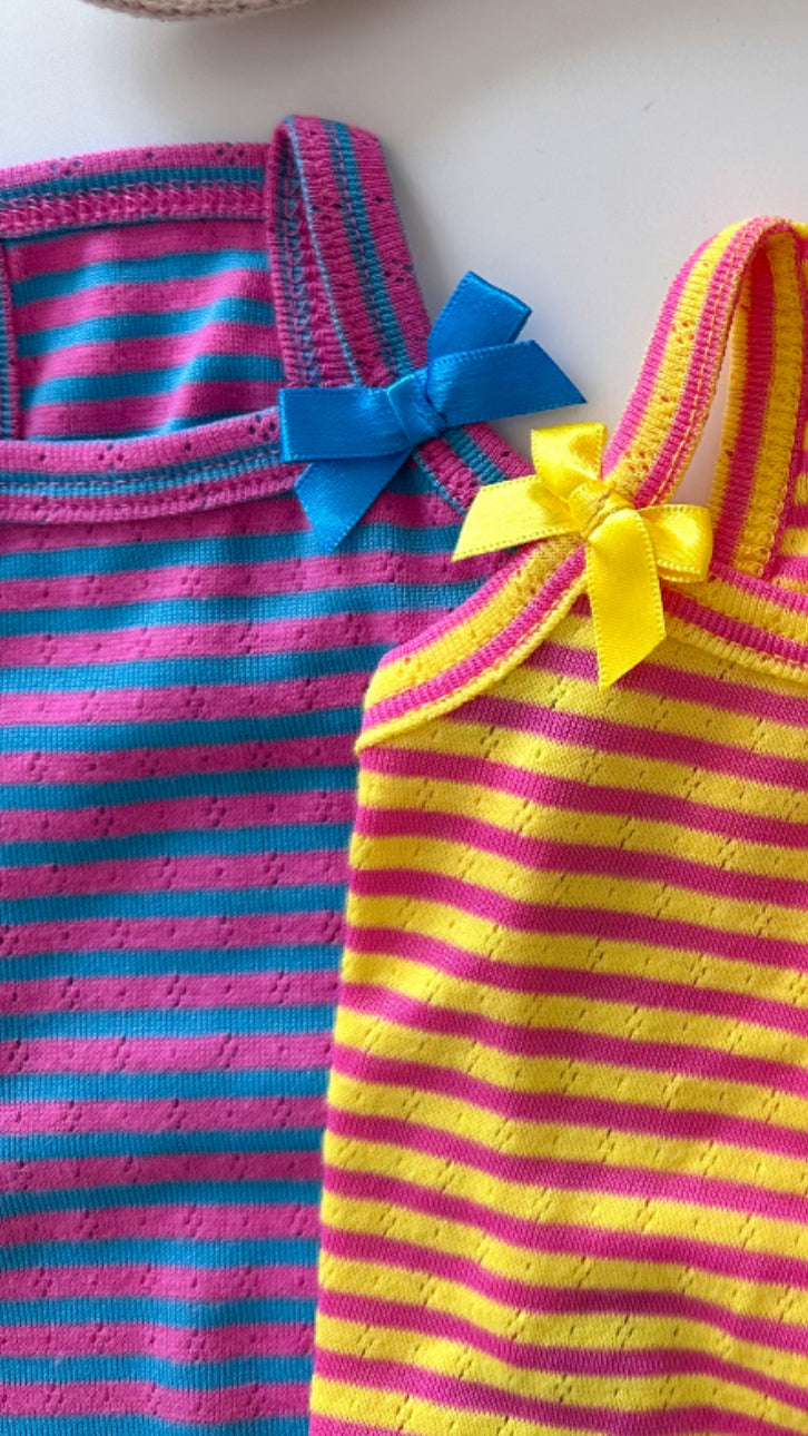 Striped Ribbon Tank