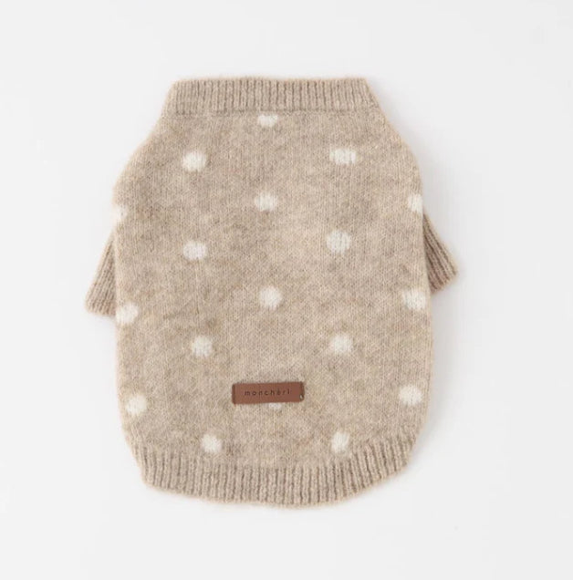 Dot Pattern Knit Sweater