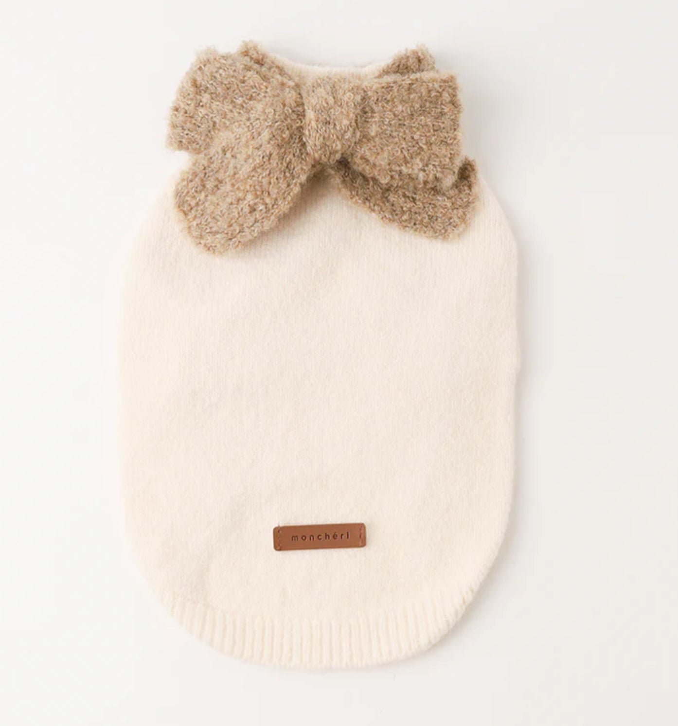 Custom Order Tofu: Knit top with ribbon muffler